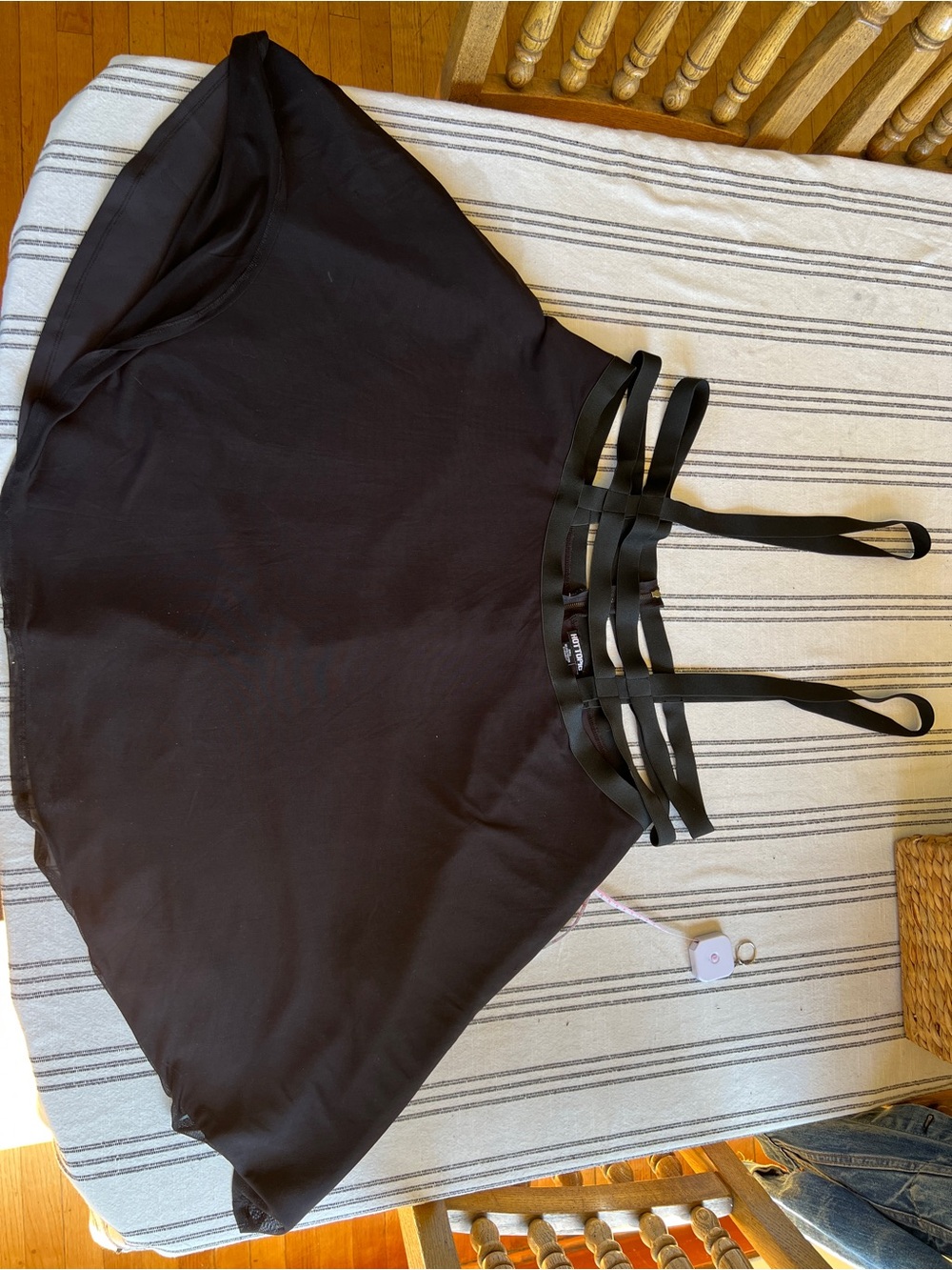 Hot Topic Black Multi-Strap Skirt. Punk. Plus size 3
